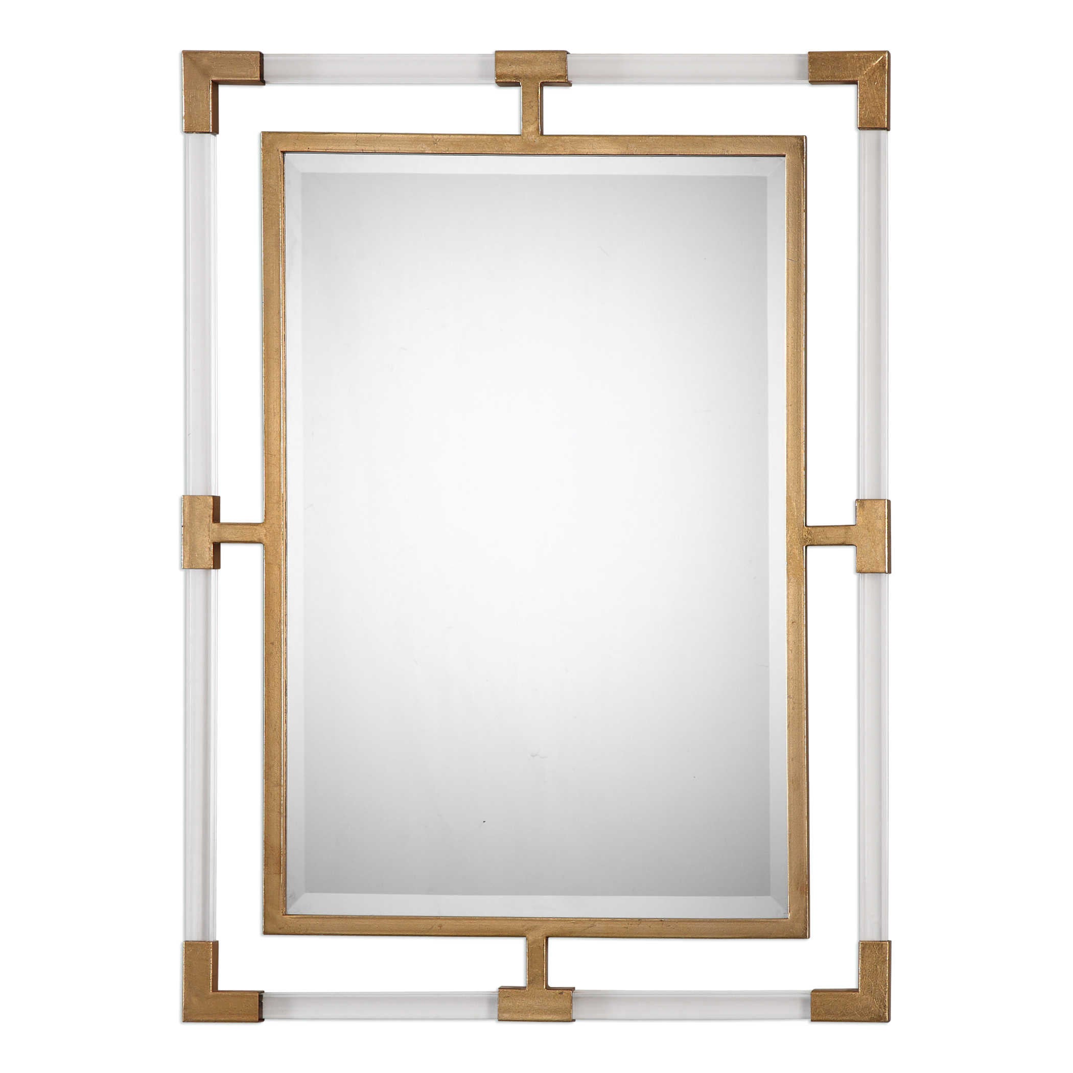 Uttermost Balkan Modern Gold Wall Mirror