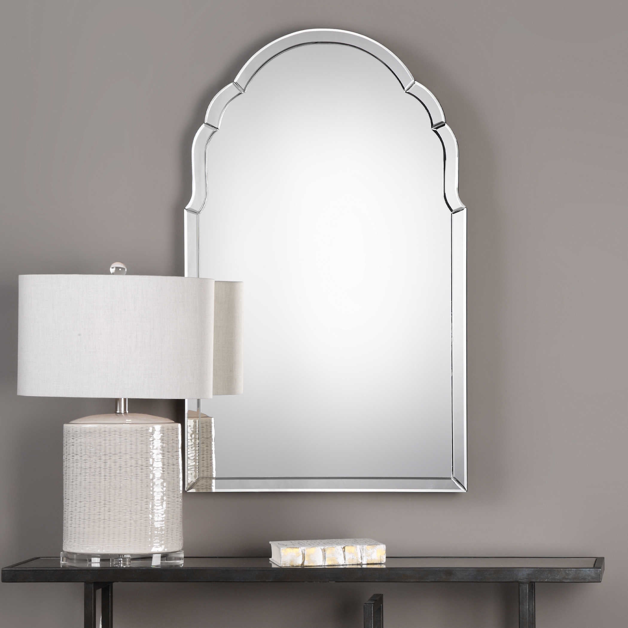 Uttermost Brayden Frameless Arched Mirror