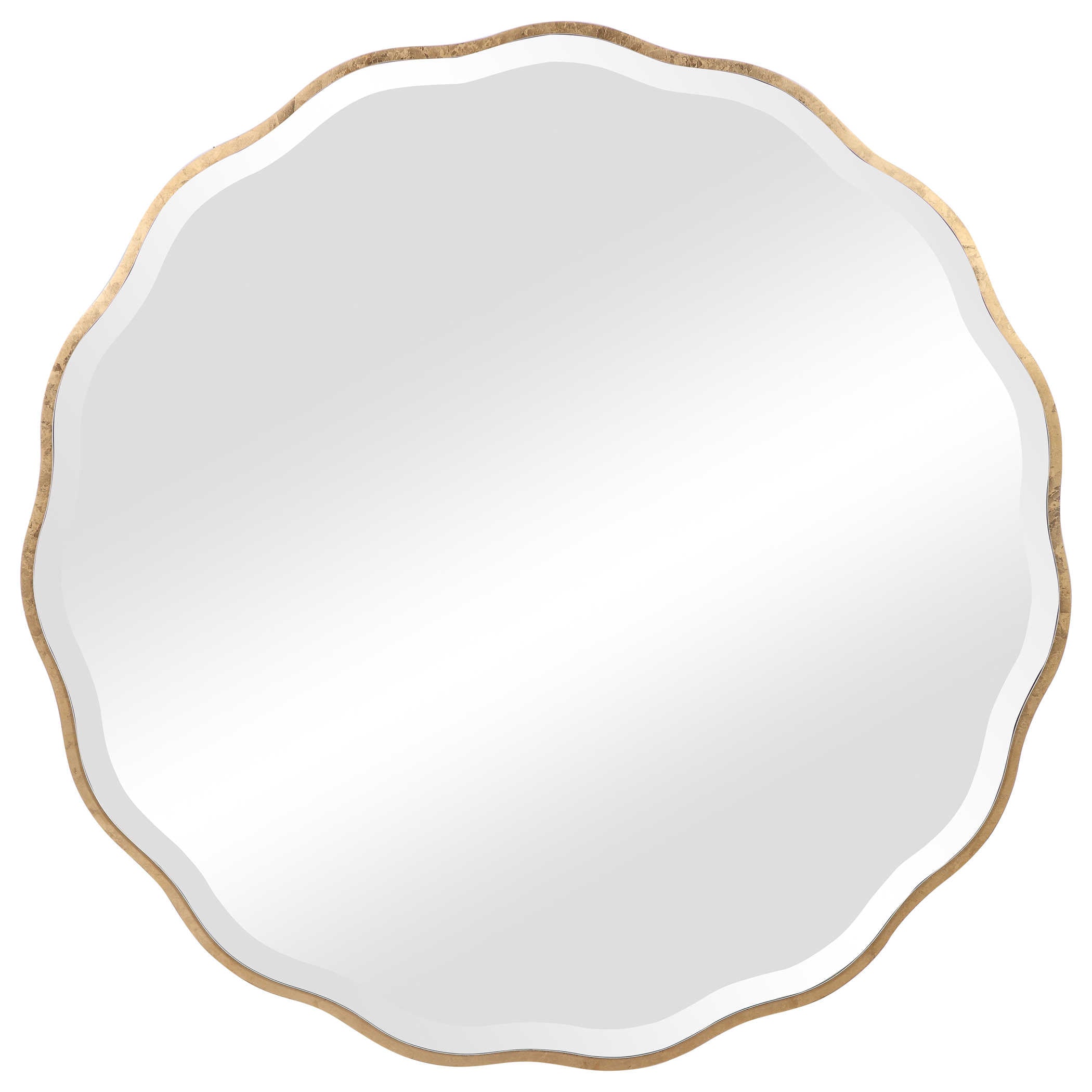 Uttermost Aneta Gold Round Mirror