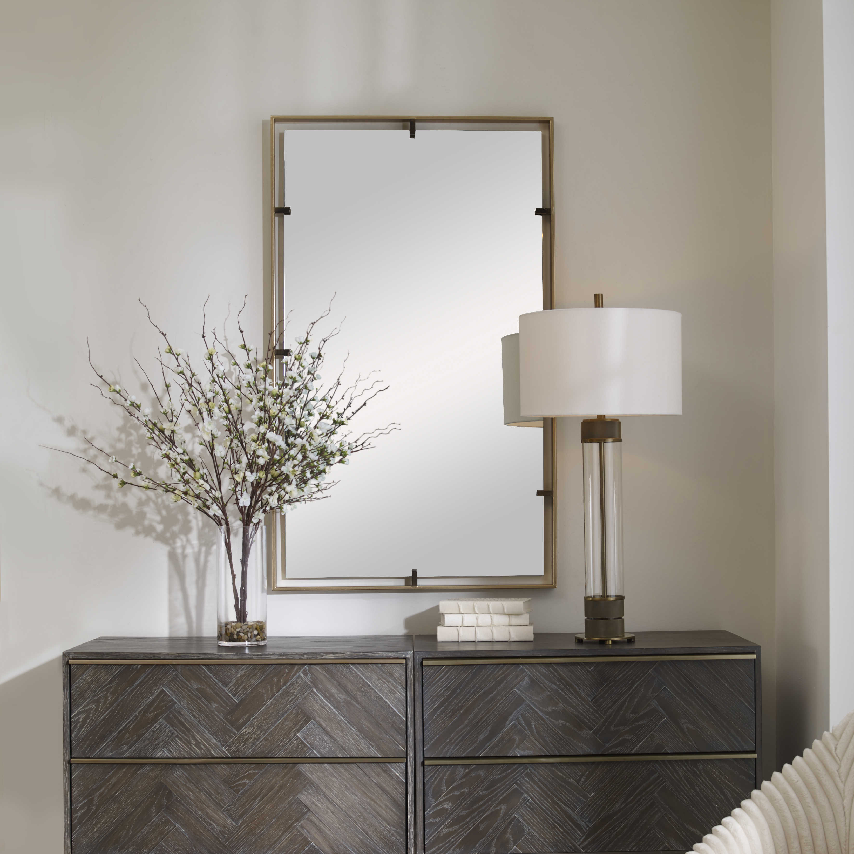 Uttermost Egon Gold Wall Mirror Gold Wall Mirror Uttermost   