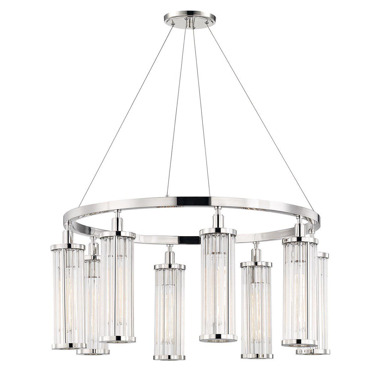 MARLEY - 8 LIGHT PENDANT Chandeliers Hudson Valley Lighting Polished Nickel  