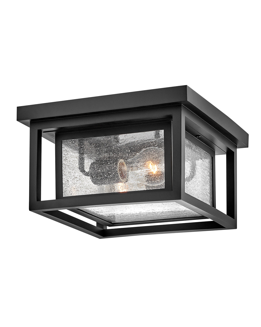 OUTDOOR REPUBLIC Flush Mount Outdoor l Wall Maxim Black 11.0x11.0x6.5 