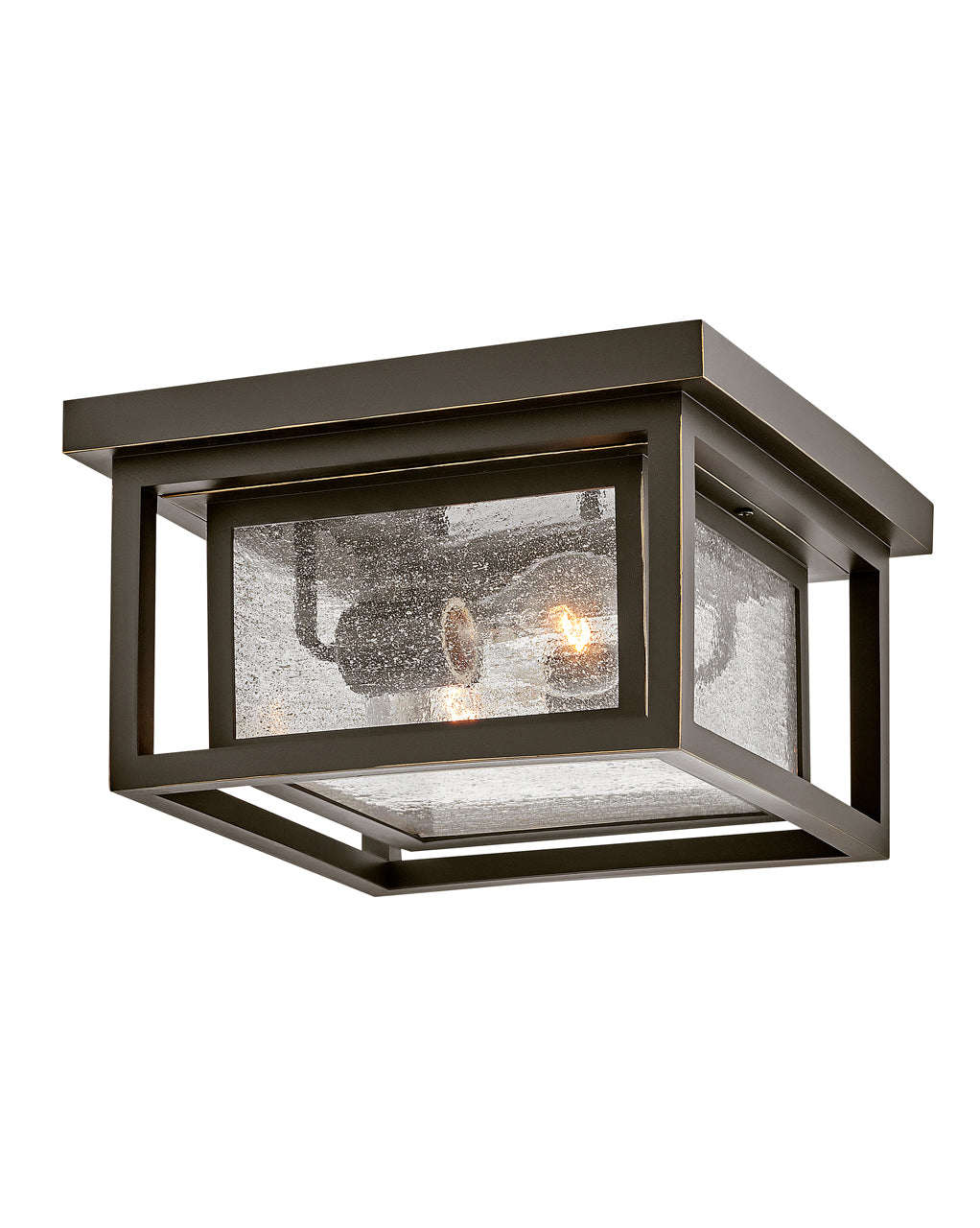 OUTDOOR REPUBLIC Flush Mount Outdoor l Wall Maxim Oil Rubbed Bronze 11.0x11.0x6.5 