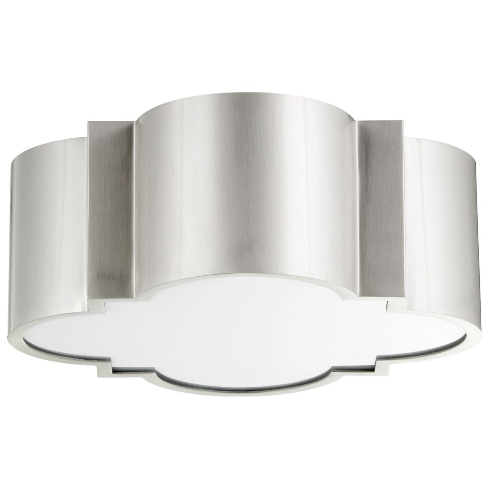 Cyan Design 10061 Wyatt 2LT Ceiling Mount Ceiling Flush Mounts Cyan Design Satin Nickel  