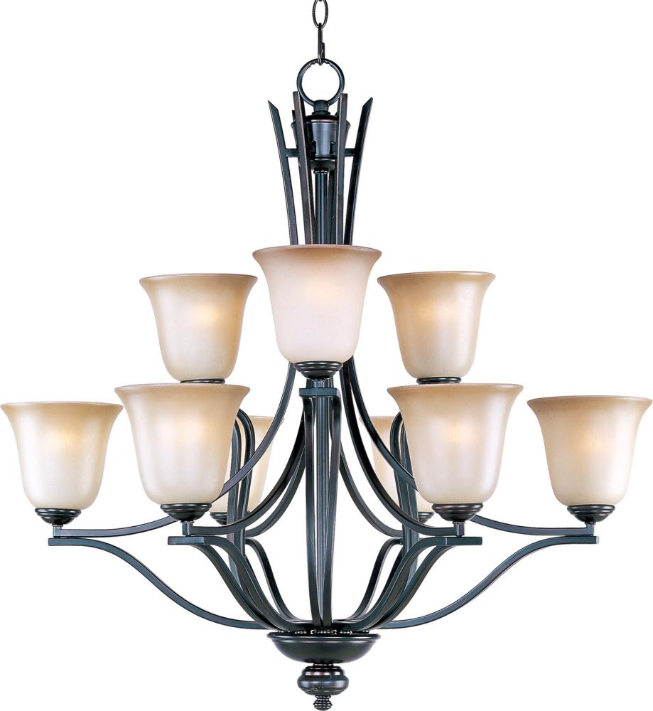 Maxim Madera-Multi-Tier Chandelier 10177 Chandeliers Maxim Bronze  