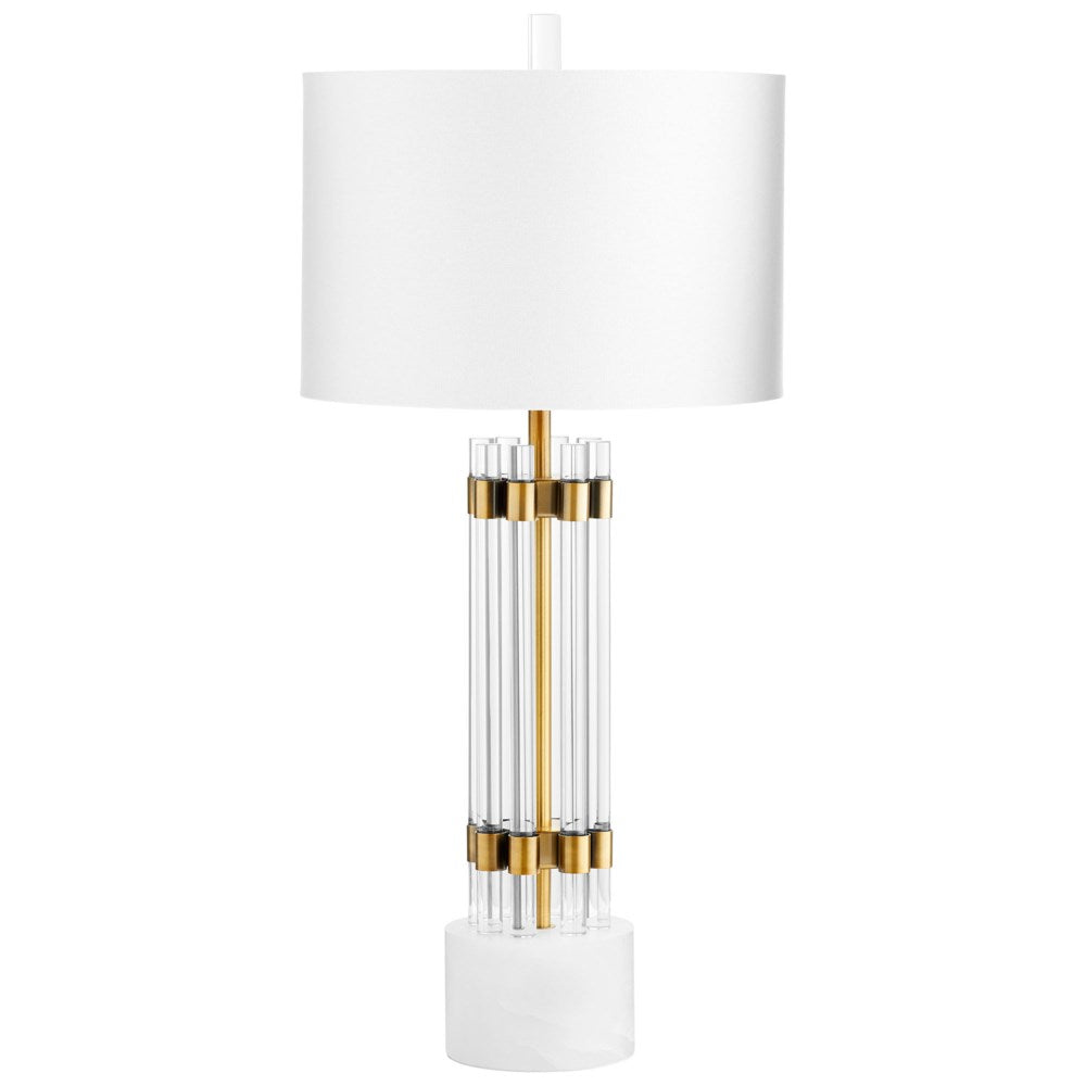 Cyan Design 10354 Kerberos Table Lamp Table Lamps Cyan Design Satin Brass  