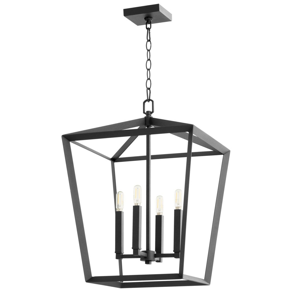 Cyan Design 10375 Hyperion 4lt Chandelier Lantern Cyan Design Noir  