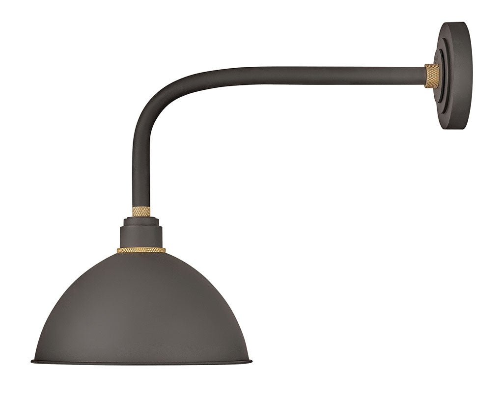 OUTDOOR FOUNDRY DOME Straight Arm Barn Light