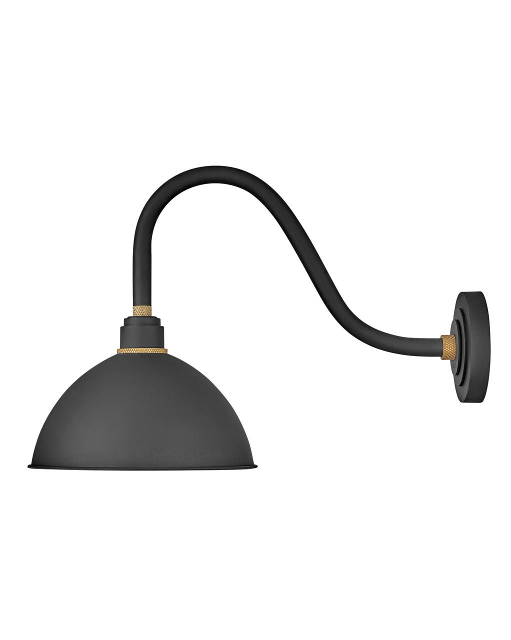 OUTDOOR FOUNDRY DOME Gooseneck Barn Light