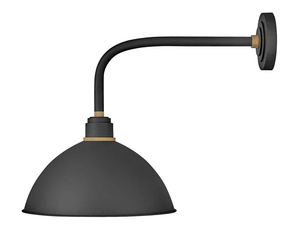 OUTDOOR FOUNDRY DOME Straight Arm Barn Light