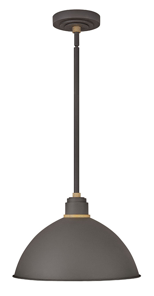 OUTDOOR FOUNDRY DOME Barn Light Outdoor Wall Lights Hinkley Museum Bronze 16.0x16.0x10.5 