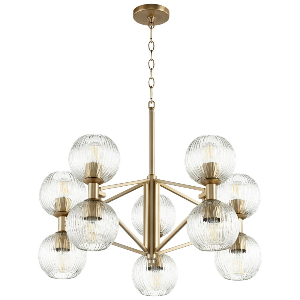 Cyan Design 10962 Helios Chandelier Chandeliers Cyan Design Aged Brass  