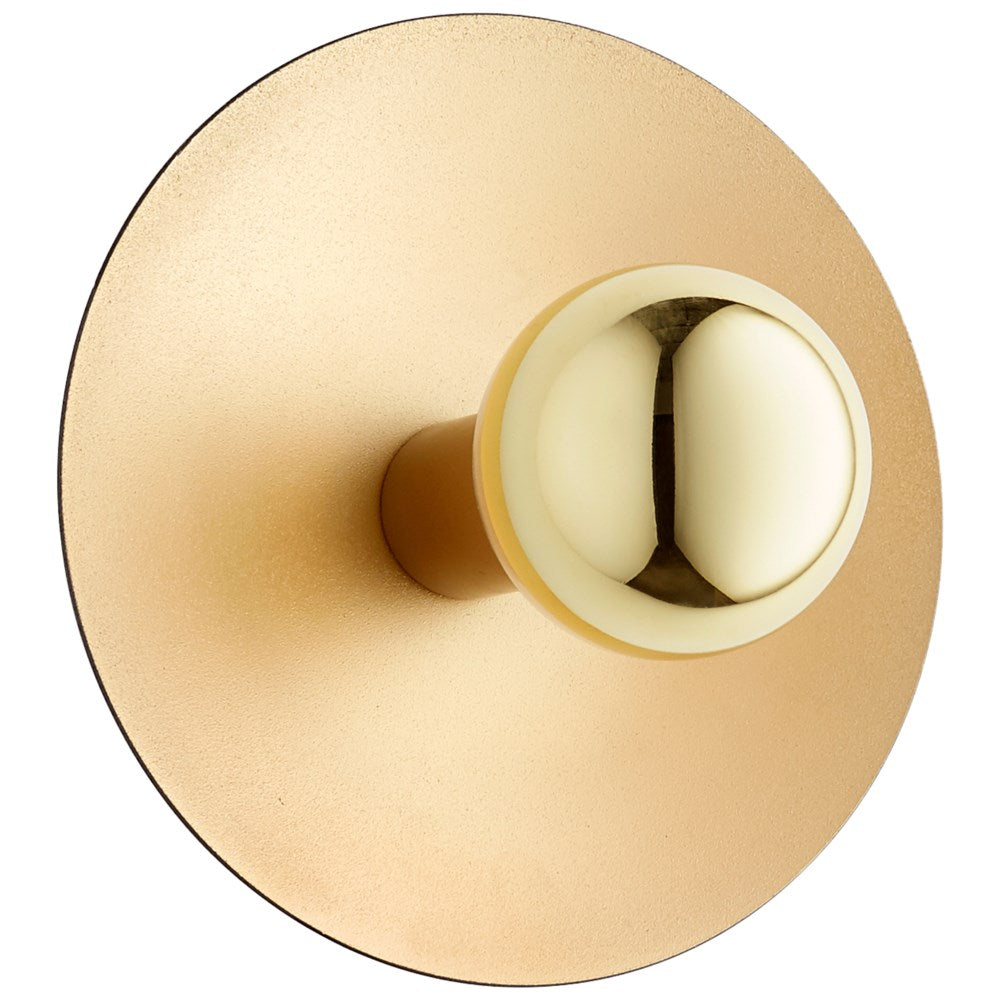 Cyan Design 10978 Artemis Wall Mount Wall Light Fixtures Cyan Design Noir and Gold Leaf  