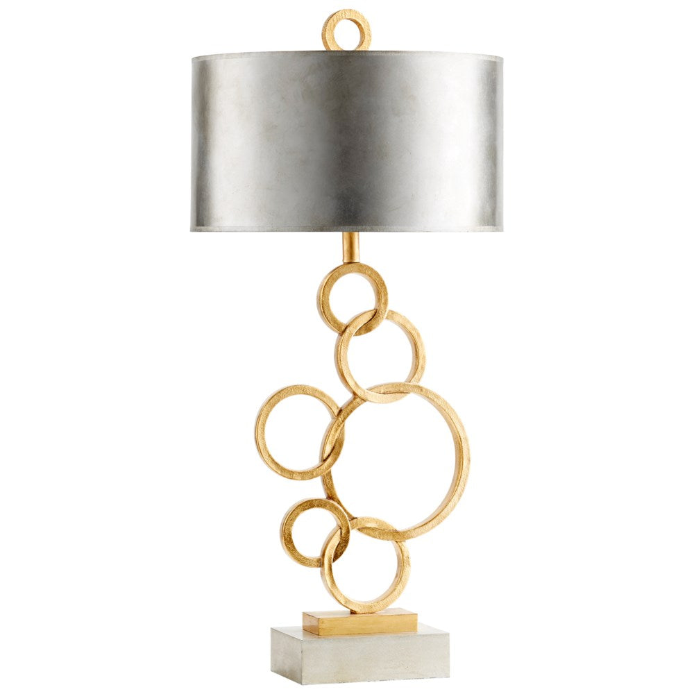 Cyan Design 10984 Cercles Table Lamp Table Lamps Cyan Design Silver and Gold  