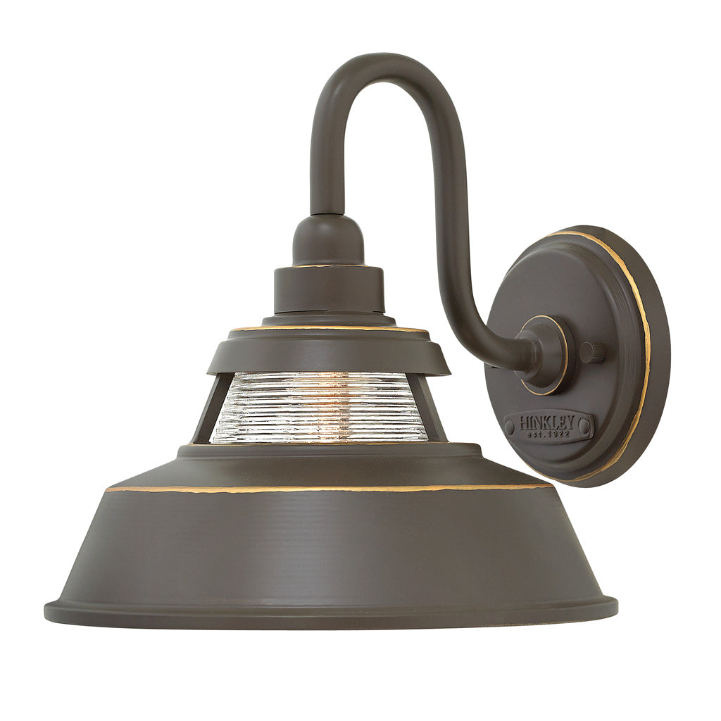 TROYER-Medium Wall Mount Lantern Outdoor Wall Lights Hinkley Oil Rubbed Bronze  