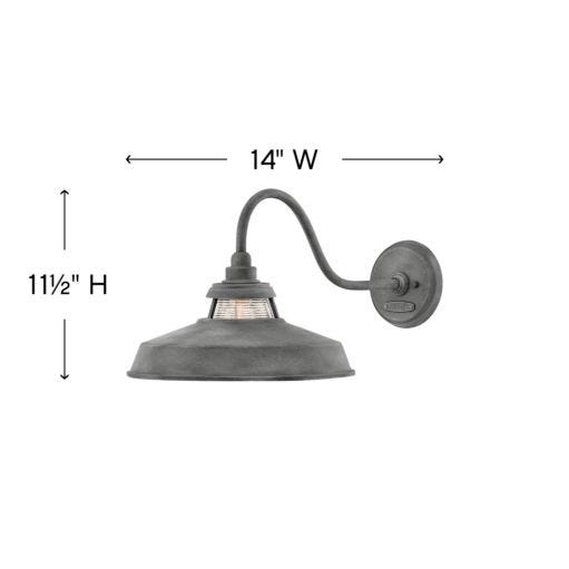 TROYER-Large Wall Mount Lantern Outdoor Wall Lights Hinkley   