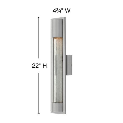 MIST-Medium Wall Mount Lantern Outdoor Wall Lights Hinkley   