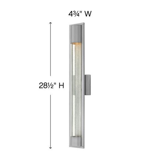 MIST-Large Wall Mount Lantern Outdoor Wall Lights Hinkley   