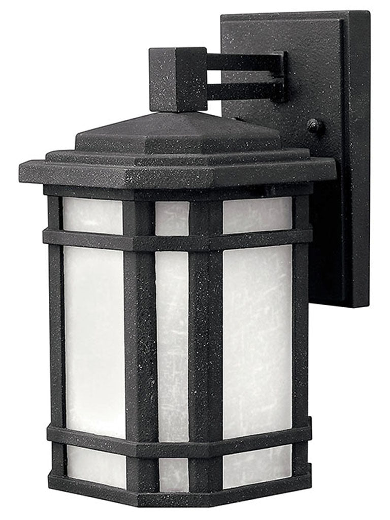 OUTDOOR CHERRY CREEK Wall Mount Lantern Outdoor l Wall Hinkley Vintage Black 7.25x6.5x11.0 