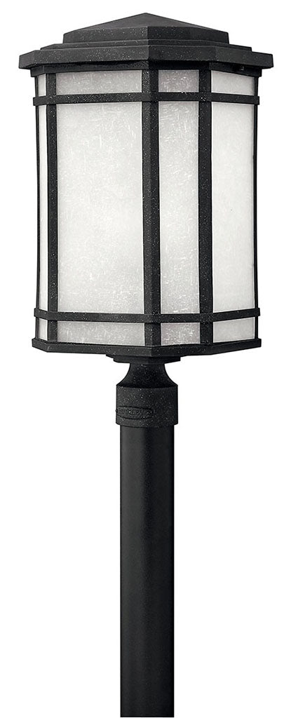 OUTDOOR CHERRY CREEK Post Top or Pier Mount Lantern Outdoor l Post/Pier Mounts Hinkley Vintage Black 12.0x12.0x22.25 