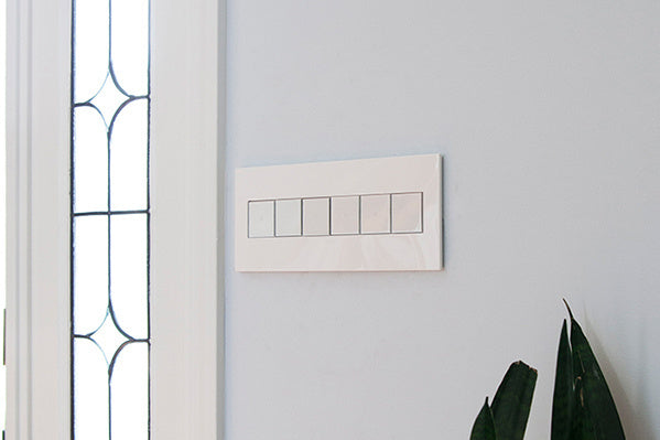 Adorne Gloss White-on-White Wall Plate Receptacles Legrand   