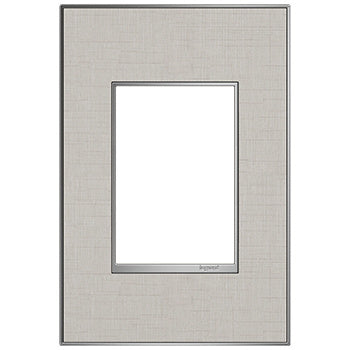 Adorne True Linen Wall Plate Wall Plates Legrand True Linen 1-Gang + 