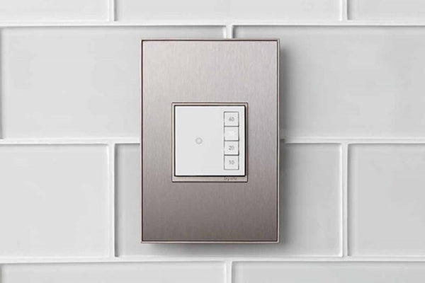 Adorne Brushed Stainless Wall Plate