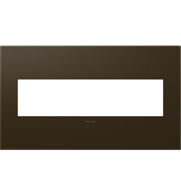 Adorne Bronze Wall Plate Wall Plates Legrand Bronze 4-Gang 