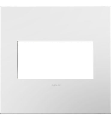 Adorne Gloss White-on-White Wall Plate