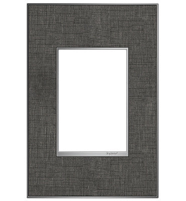 Adorne Slate Linen Wall Plate Wall Plates Legrand Slate Linen 1-Gang + 