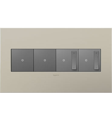 Adorne Satin Nickel Wall Plate Wall Plates Legrand   