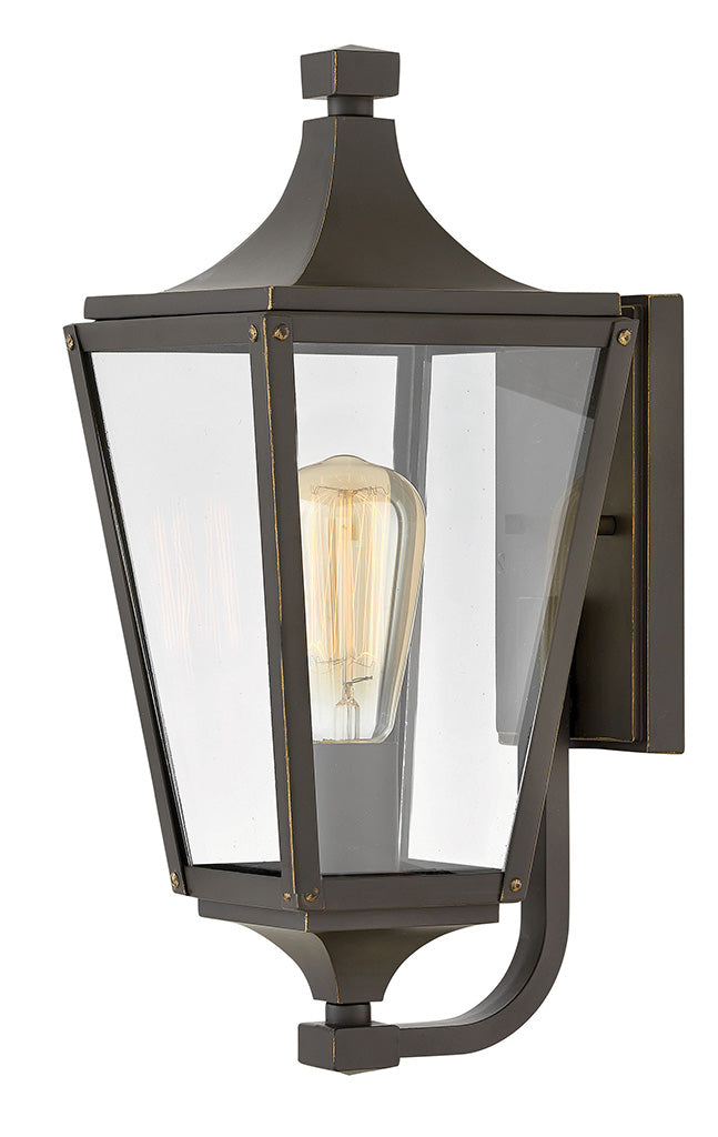 OUTDOOR JAYMES Wall Mount Lantern Outdoor l Wall Hinkley Oil Rubbed Bronze 8.0x6.5x15.75 