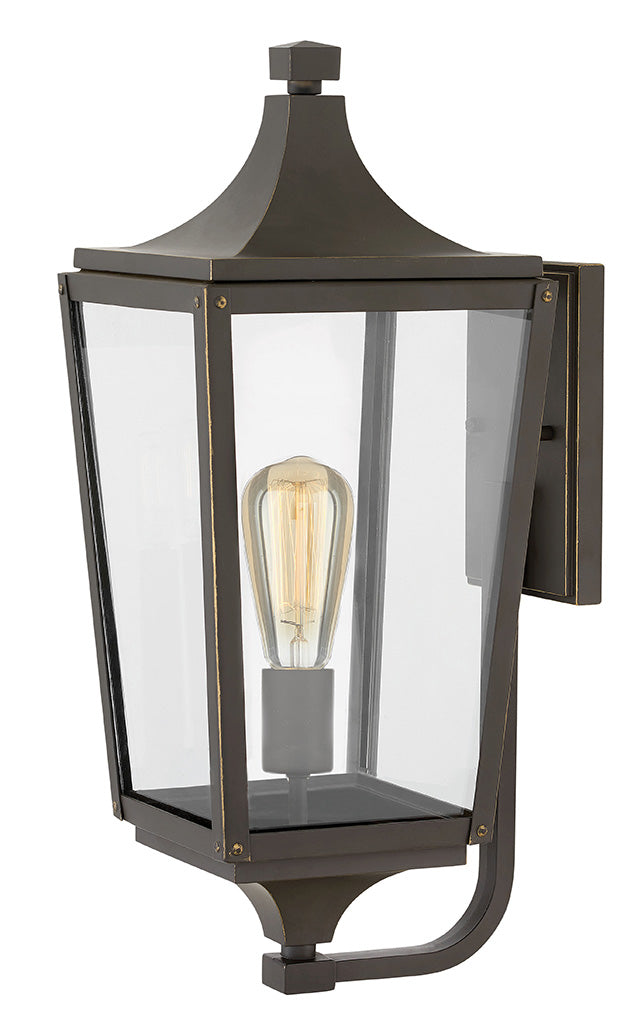 OUTDOOR JAYMES Wall Mount Lantern Outdoor l Wall Hinkley Oil Rubbed Bronze 9.5x7.75x19.5 