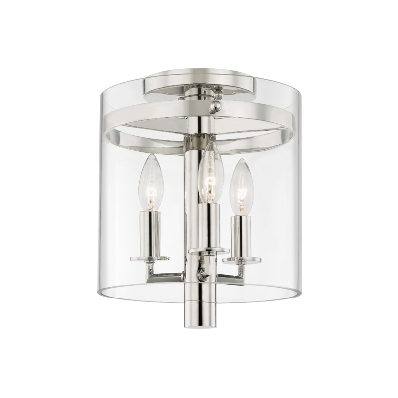 Hudson Valley 3 LIGHT FLUSH MOUNT 1303