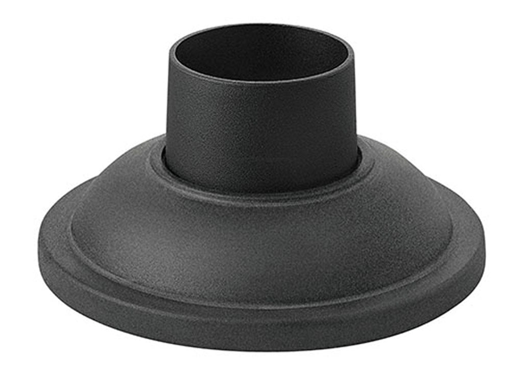 SMOOTH PIER MOUNT Base Aluminum Outdoor Wall Lights Hinkley Museum Black 7.0x7.0x3.5 