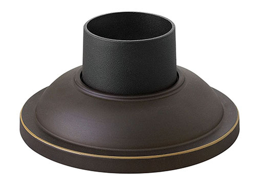 SMOOTH PIER MOUNT Base Aluminum Outdoor Wall Lights Hinkley Oil Rubbed Bronze 7.0x7.0x3.5 