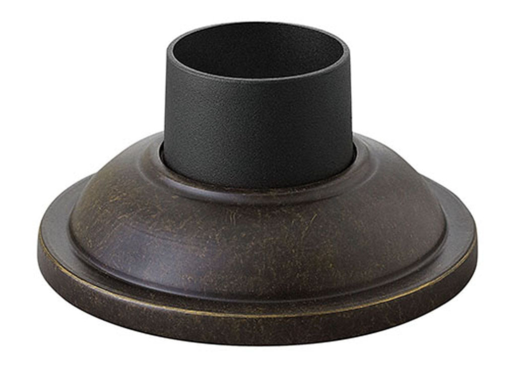 SMOOTH PIER MOUNT Base Aluminum Outdoor Wall Lights Hinkley Regency Bronze 7.0x7.0x3.5 