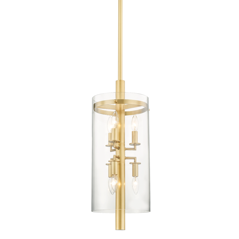 Hudson Valley 6 LIGHT PENDANT 1306 Pendant Hudson Valley Lighting Brass  