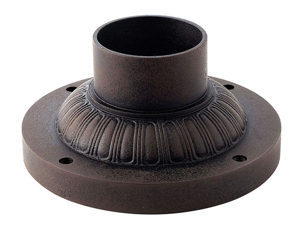 DECORATIVE PIER MOUNT Base Aluminum Outdoor Wall Lights Hinkley Midnight Bronze 7.0x7.0x3.5 