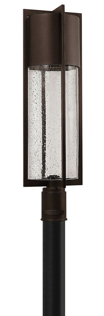 SHELTER-Large Post Top or Pier Mount Lantern Outdoor l Post/Pier Mounts Hinkley Buckeye Bronze  