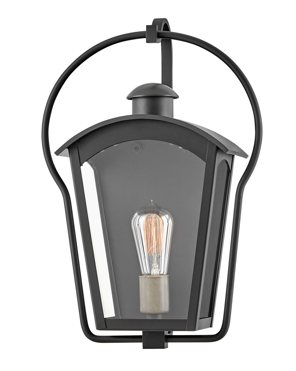 OUTDOOR YALE Wall Mount Lantern Outdoor l Wall Hinkley Black 7.5x12.0x17.75 