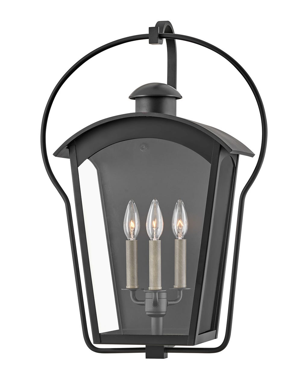 OUTDOOR YALE Wall Mount Lantern Outdoor l Wall Hinkley Black 10.5x17.0x25.0 