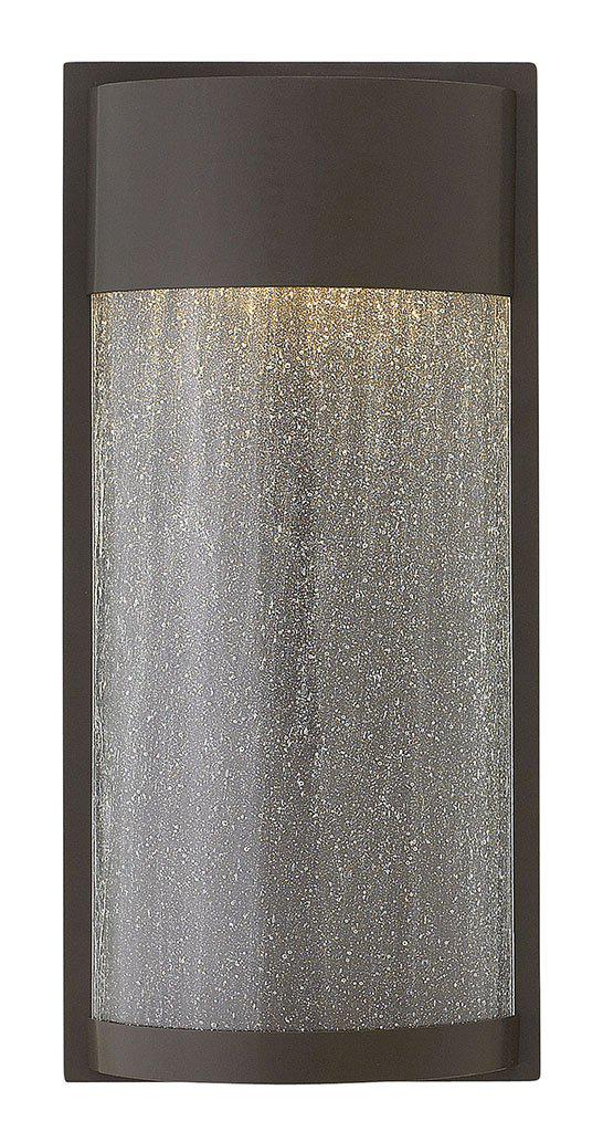 SHELTER-Medium Wall Mount Lantern Outdoor Wall Lights Hinkley Buckeye Bronze  