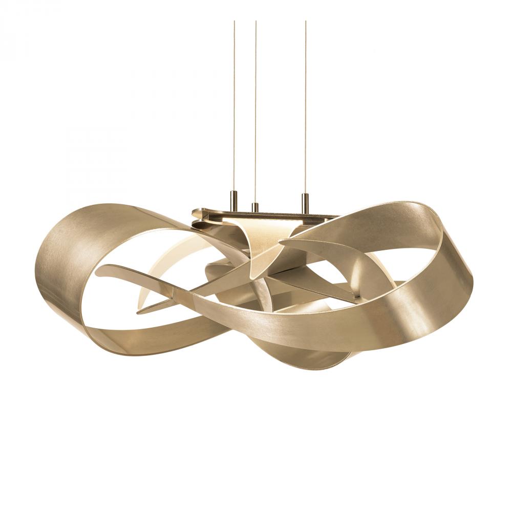 Hubbardton Forge Flux LED Pendant 136520 Pendant Hubbardton Forge Gold  