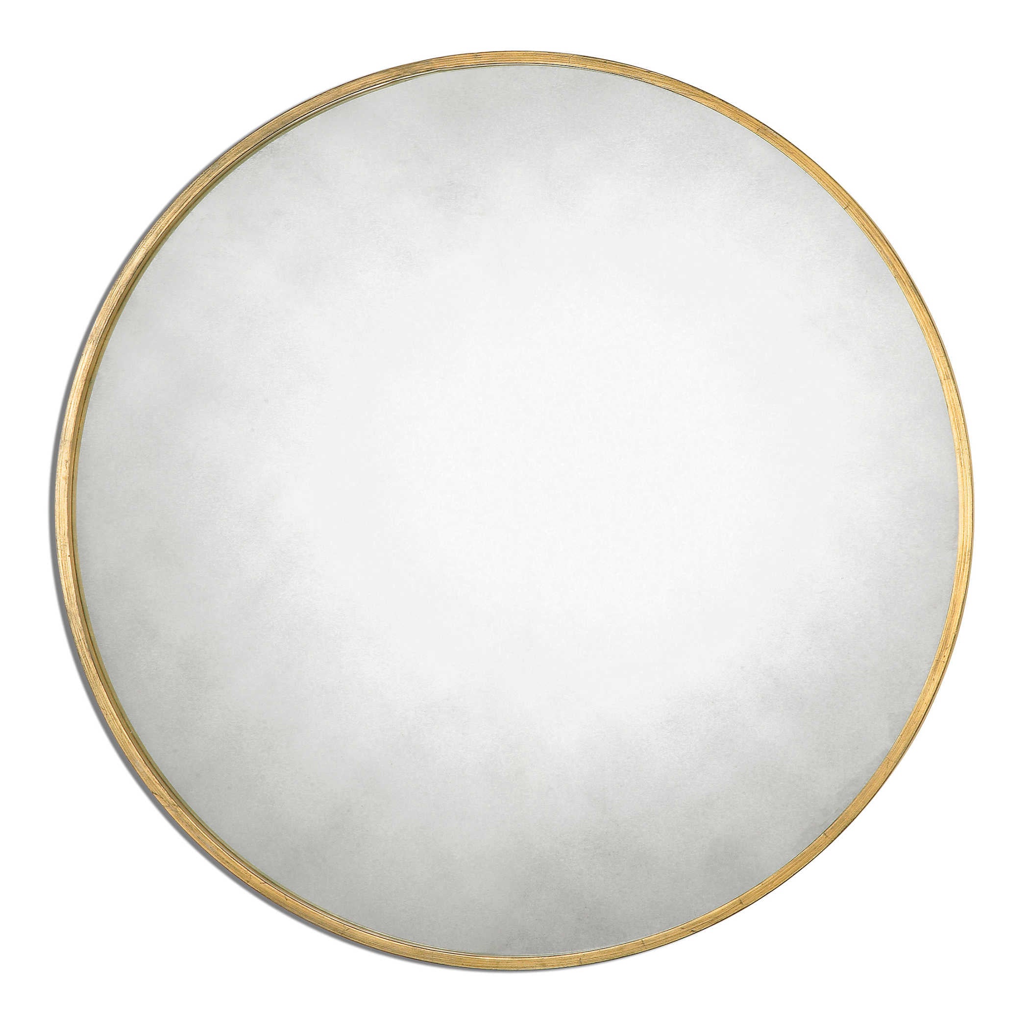 Uttermost Junius Round Gold Mirror