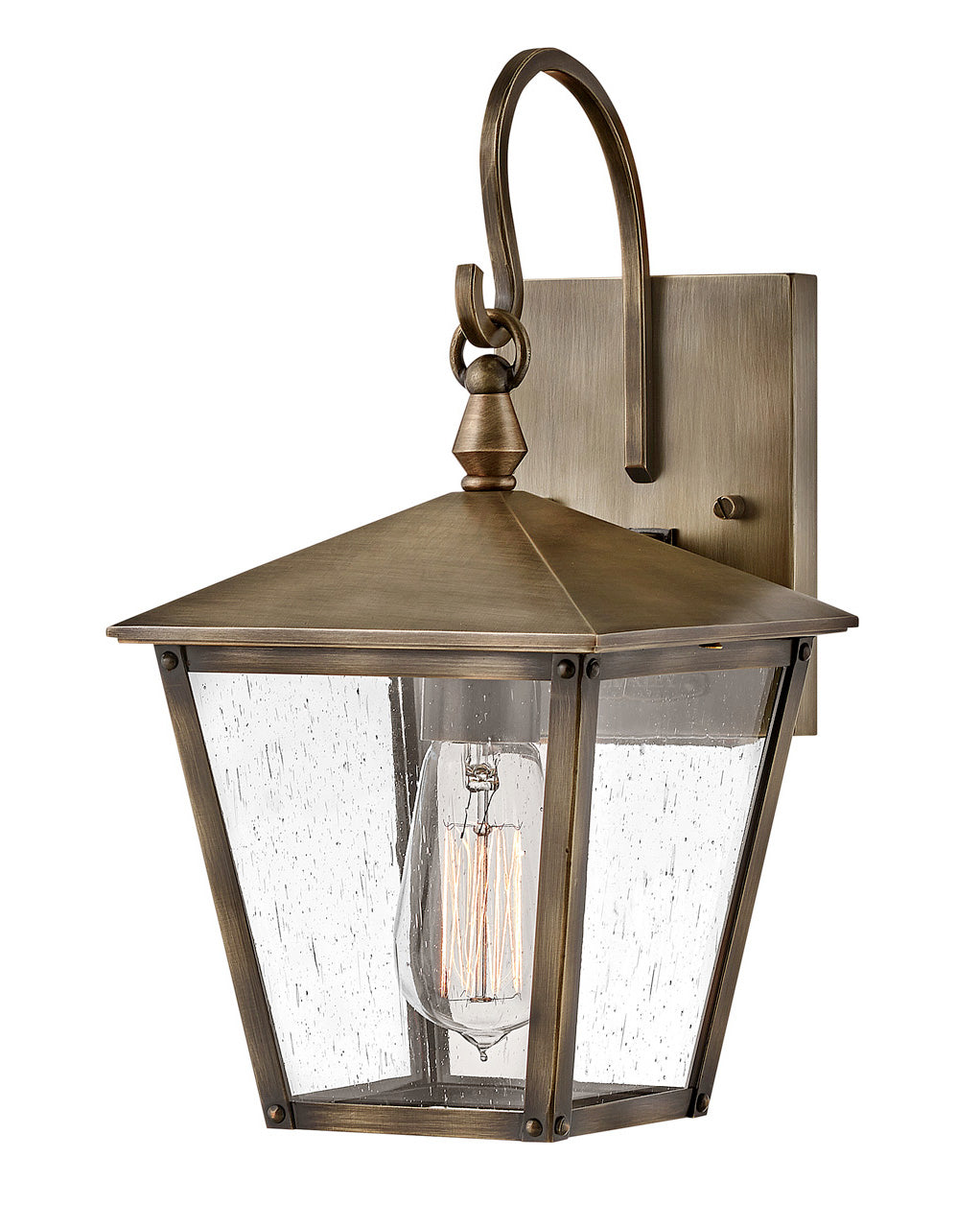 OUTDOOR HUNTERSFIELD Wall Mount Lantern Outdoor l Wall Hinkley Burnished Bronze 8.75x7.0x13.75 