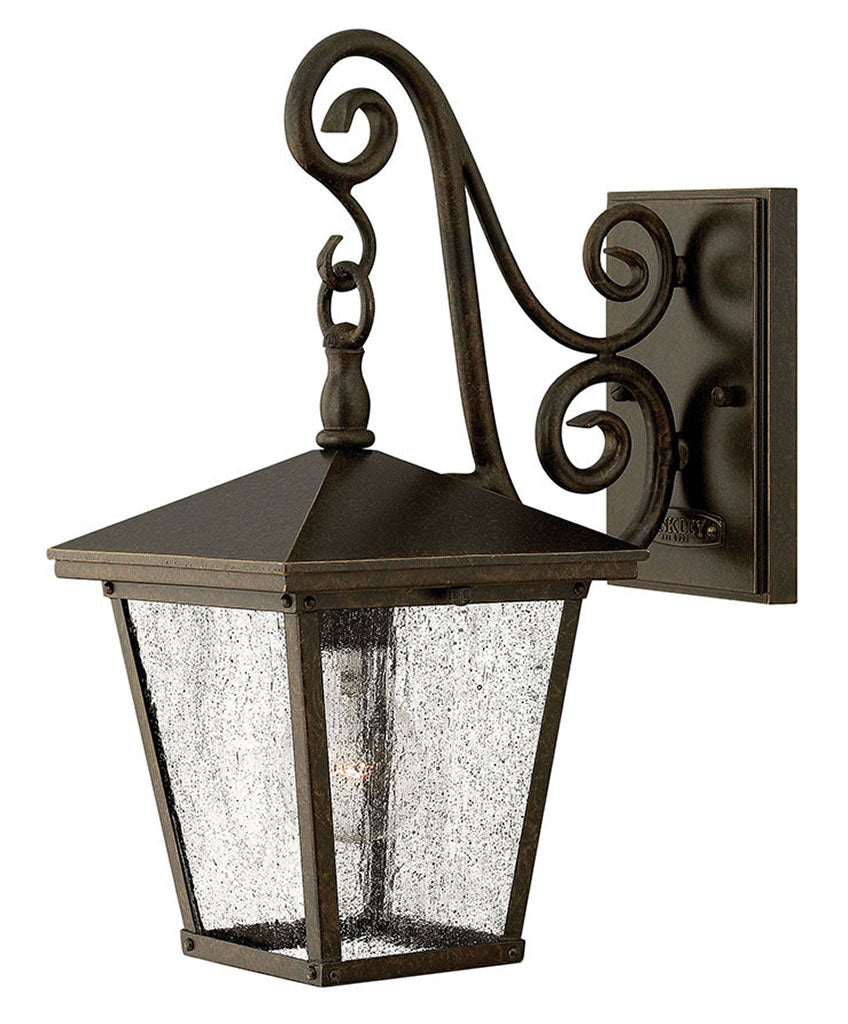 OUTDOOR TRELLIS Wall Mount Lantern Outdoor l Wall Hinkley Regency Bronze 11.25x7.0x15.25 