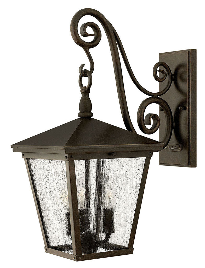 OUTDOOR TRELLIS Wall Mount Lantern Outdoor l Wall Hinkley Regency Bronze 14.25x9.0x19.75 