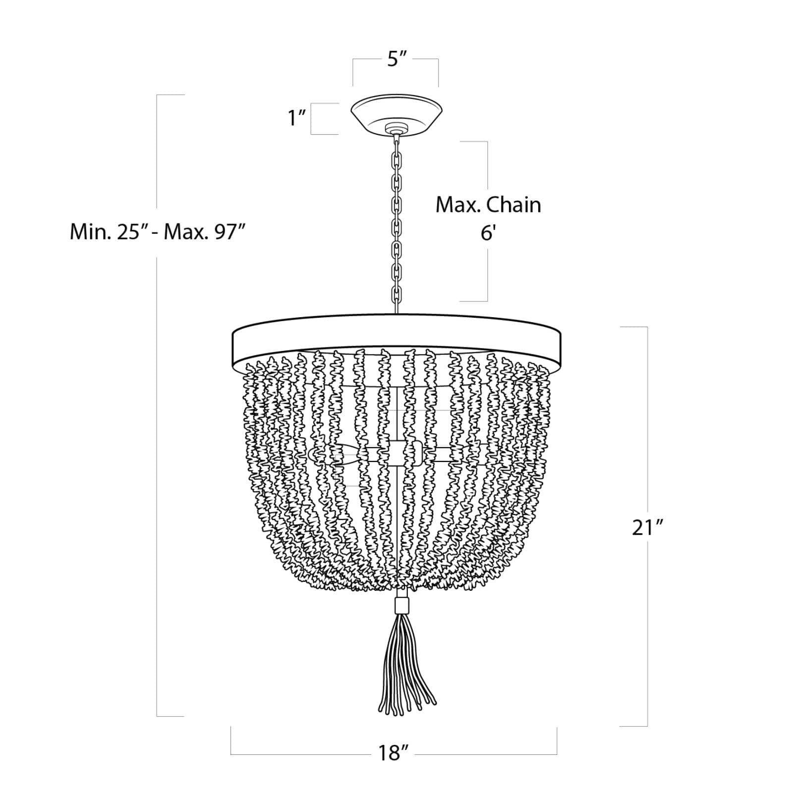 Regina Andrew Milos Chandelier