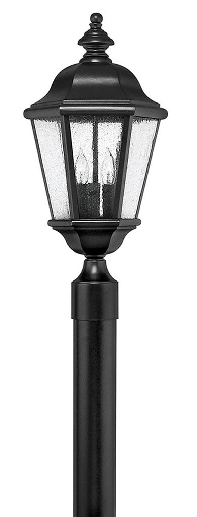 OUTDOOR EDGEWATER Post Top or Pier Mount Lantern Outdoor l Post/Pier Mounts Hinkley Black 10.0x10.0x21.25 